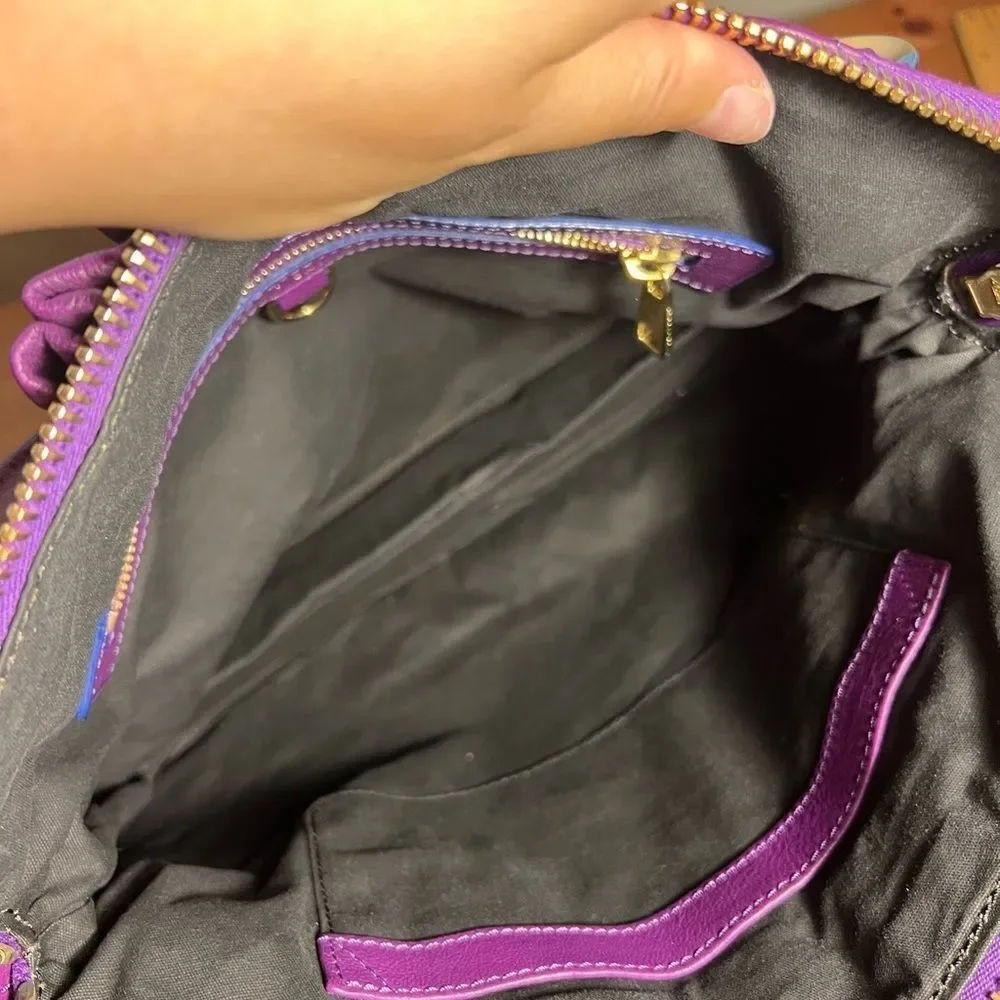 Marc Jacobs Stardust Bag Purple Studded Cecilia